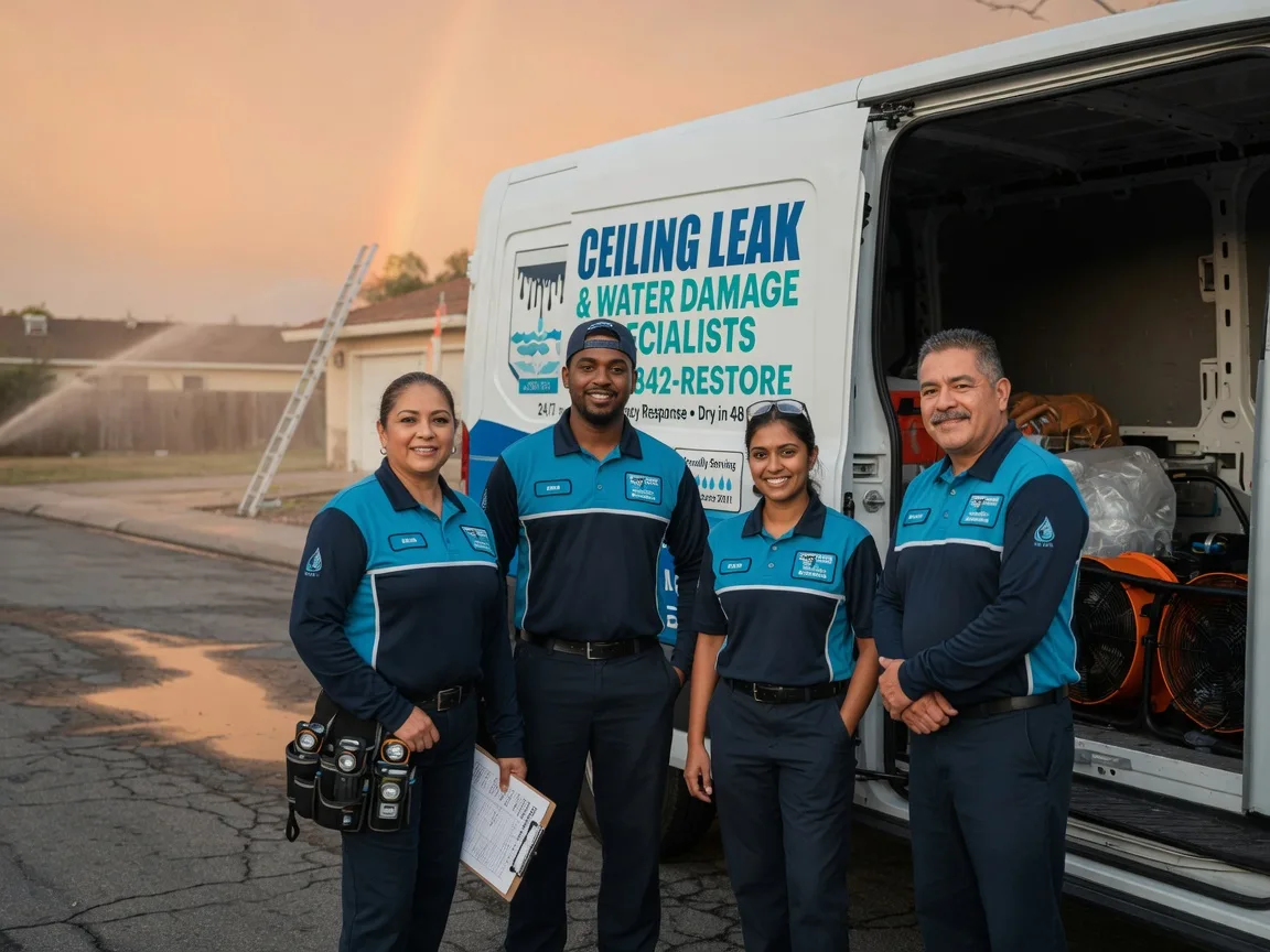 Ceiling Leak Cleanup company in Wood Lake, MN